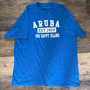 MENS (XXL) Royal Blue Aruba T-shirt